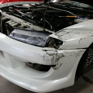 S15フロント廻り鈑金塗装